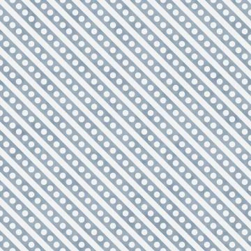 Light blue and white small polka dots and stripes pattern repeat background Stock Illustration