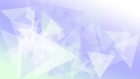 Light blue and white translucent geometric triangles form a clean abstract .. Stock Illustration
