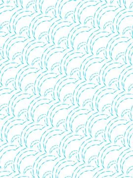 Light blue arch and scale pattern backdrop Stock Illustration
