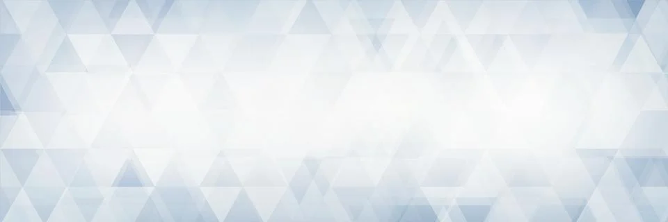 Light blue background textured by triangles on white. Geometric pattern Stock Illustration