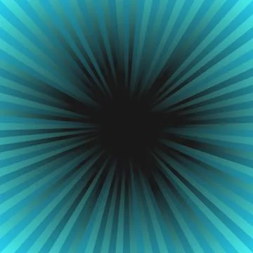 Light blue background - vector illustration with radial rays Illustrazione stock