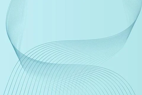 Light Blue Background With Wavy Design Illustrazione stock