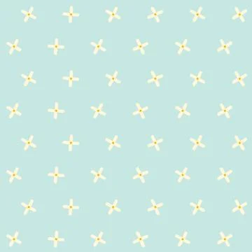 Light blue background with white petals Stock Illustration