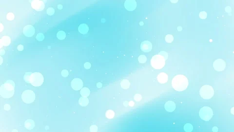 Light Blue Bokeh Background with Soft Glow and Floating Orbs Video stock 302857118