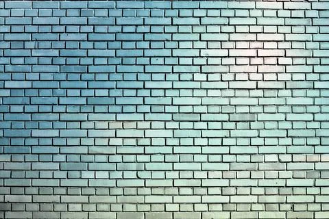 Light blue brick wall background light blue brick wall background Copyrigh... Foto stock