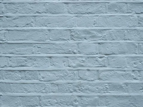 Light blue brick wall background Foto stock