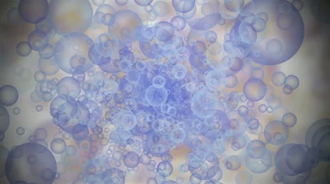 Light blue bubble bg Video stock 12440977