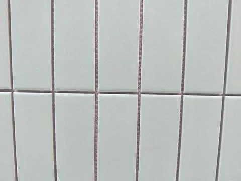 Light Blue Ceramic Subway Tile Texture Background 스톡 사진