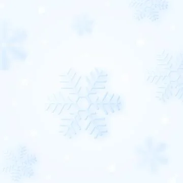 Light blue Christmas abstract background with snowflakes winter and bokeh lights Stock Illustration