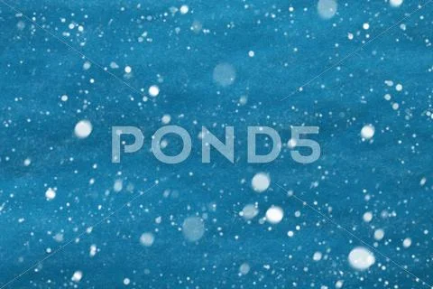 Light Blue Christmas Paper Background, Copy Space, Snowflakes Stock Photos