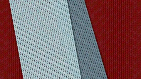 Light blue cloth placed on top of red cloth background Stock Illustration
