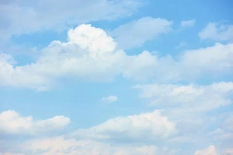Light blue cloudy sky Stock Photos