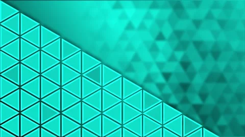 Light blue color flickering Triangular shapes pattern background Stock Footage 217906846