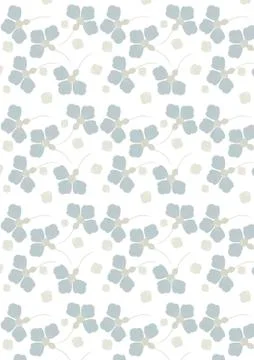 Light blue cornflowers Stock Illustration