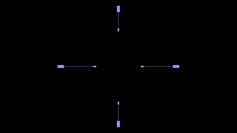 Light blue cross rotating on dark black background in seamless loop Stock Footage 327575509