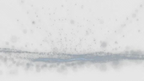 Light blue dust particle, isolated transparent  background. Stock Footage 178000331