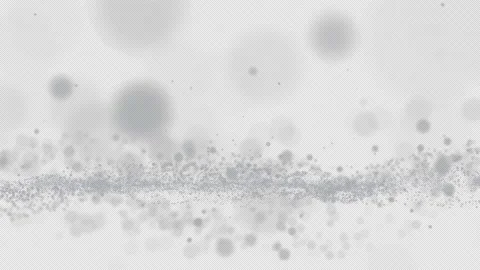 Light blue dust particle, isolated transparent  background. Stock Footage 184992604