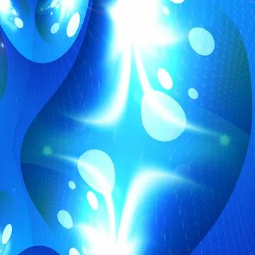 Light blue energy Stock Illustration