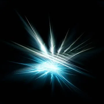 Light blue fractal 库存插图