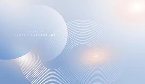 A light blue Geometric Abstract light blue composition with flowing vector .. Stock Illustration