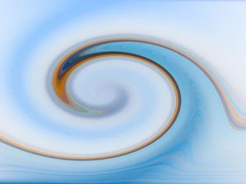 Light blue geometric circular wave abstract background. Funnel, vortex, swirl Stock Photos