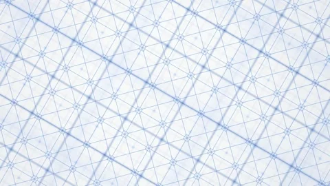 Light blue geometric grid pattern seamless loop motion background Stock Footage 345761056