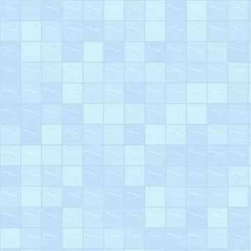 Light blue geometric grid pattern with diagonal lines on abstract background Stock Illustration