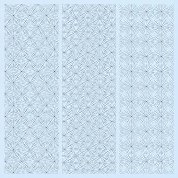 Light Blue Geometric Mesh Pattern Background with Dots and Lines Stock Illustration