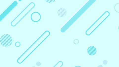 Light blue geometric pattern abstract background (seamless loop video) Stock Footage 230656922