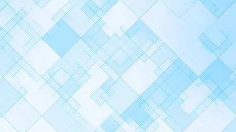 Light blue geometric square grid pattern with soft gradient, clean abstract.. Stock Illustration