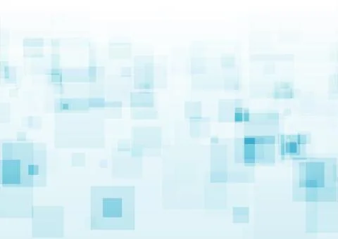 Light blue geometric tech background with glossy squares イラスト素材