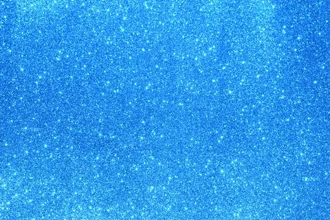 Light blue glitter background. Texture of light blue glitter particles. Foto stock
