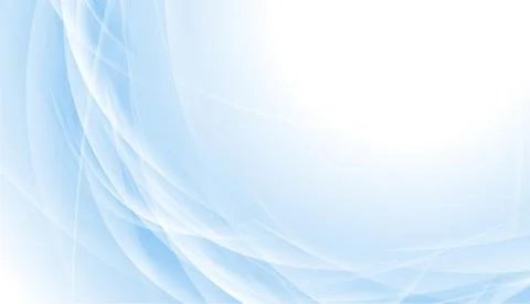 Light blue glossy smooth waves abstract elegant background Stock Illustration