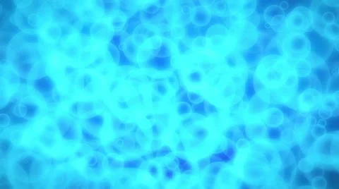 Light Blue Glowing Circles Abstract Background Loop 2 Stock-Footage 45246481