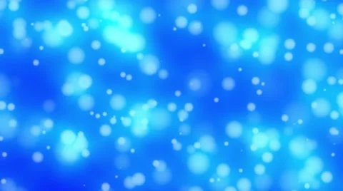 Light Blue Glowing Particles Bubbles Abstract Background Loop 1 Stock Footage 56044392