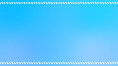 Light blue gradient background and diagonal striped line frame Stock Illustration