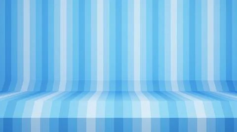 Light Blue Gradient Lines Stage, Extruded Vertical Lines, Simple Moving Lines Illustrazione stock