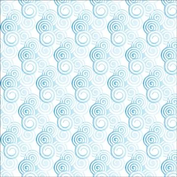 Light blue gradient spiral pattern Stock Illustration