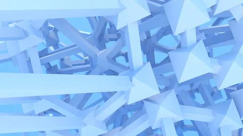 Light blue gradient structure abstract background, geometric background, 3d r Illustrazione stock