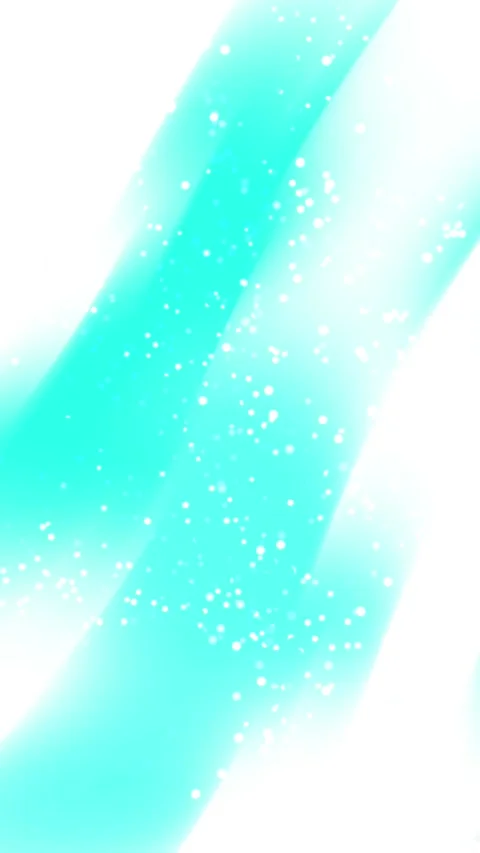 Light blue gradient vertical background with glowing bokeh lights and gentle tra Video stock 333809129