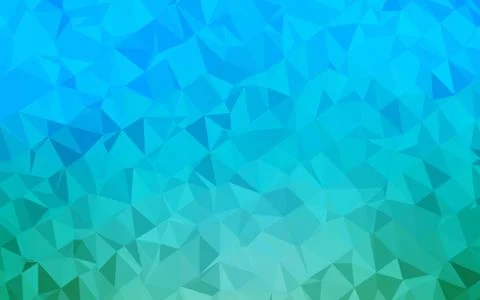 Light Blue, Green vector abstract mosaic background. 스톡 일러스트