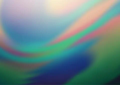 Light Blue, Green vector abstract bokeh pattern. イラスト素材