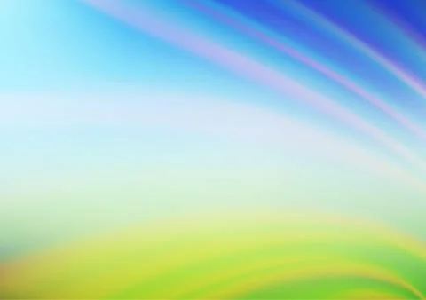 Light Blue, Green vector abstract blurred background. Stock Illustration
