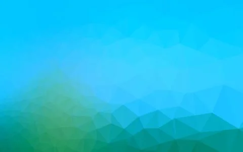 Light Blue, Green vector abstract polygonal cover. Stock Illustration