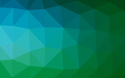 Light Blue, Green vector abstract polygonal layout. Illustration
