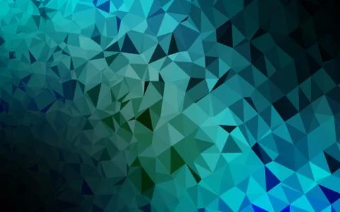 Light Blue, Green vector abstract mosaic background. Illustration