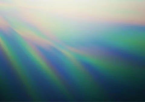 Light Blue, Green vector abstract bokeh pattern. Stock Illustration
