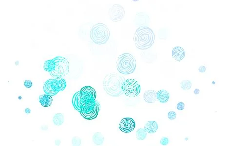 Light Blue, Green vector abstract pattern with roses. Illustrazione stock