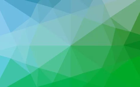Light Blue, Green vector abstract mosaic pattern. Illustration