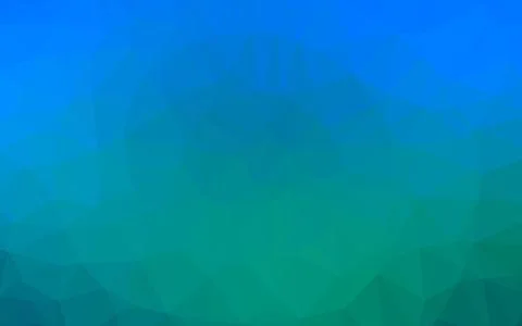 Light Blue, Green vector abstract mosaic pattern. Stock Illustration